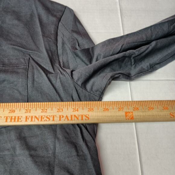 2 Brahma L/S Work T-Shirt Men's 2XLT 50-52 Gray Pocket Tee - Picture 6 of 9